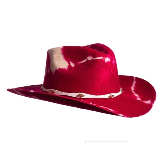 ASN | Festival Western Cowgirl In LA Hat Wool Size Pink Tie Dyed | S main image 13